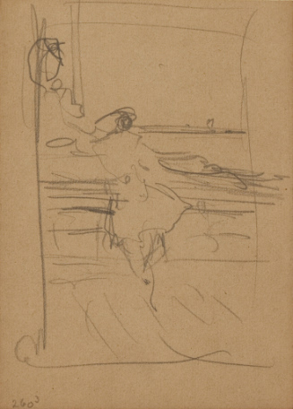 Sketch for The True Captain Kidd; Kidd on the Deck of the Adventure Galley