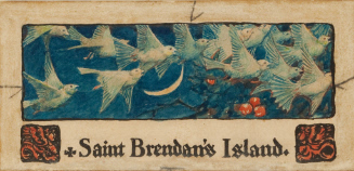 Illustration and title for Saint Brendan's Island from North Folk Legends of the Sea