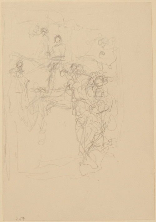 Sketch for Saint Joan of Arc; The Triumphal Entry into Rheims