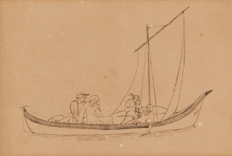Drawing for "The Boat of Love"
