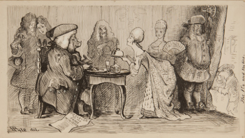 Illustration for Fables; A Person of Consequence, Carefully Fed and Attended To