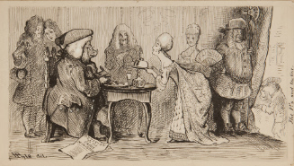 Illustration for Fables; A Person of Consequence, Carefully Fed and Attended To