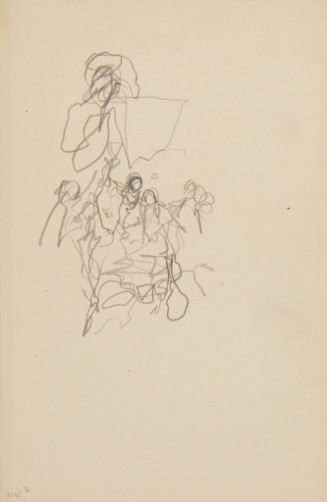 Sketches for the Frontispiece of At the Turn of the Glass