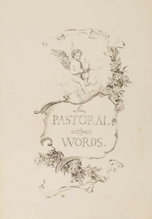 Title Page for A Pastoral Without Words