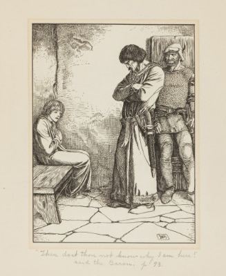 "Then dost thou not know why I am here?" said the Baron / Illustration for Otto of the Silver Hand