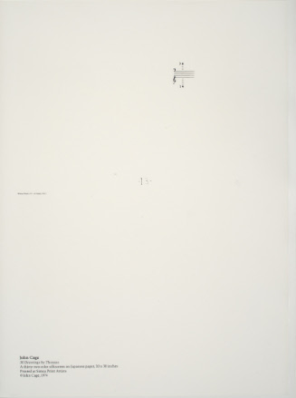 © John Cage Trust. Photograph and digital image © Delaware Art Museum. Not for reproduction or …