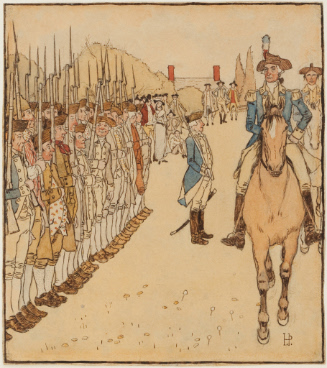 Washington Reviewing the Troops