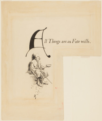 Headpiece and Title for All Things Are As Fate Wills