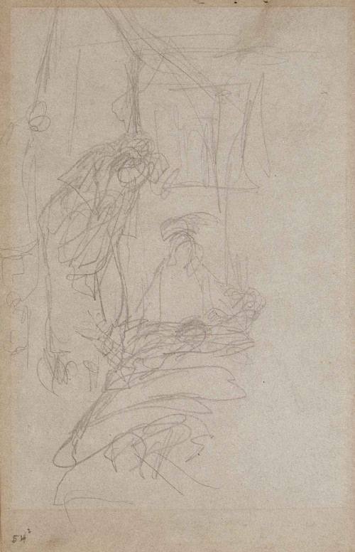 Sketch for Hugh Wynne, Free Quaker; In the Prison