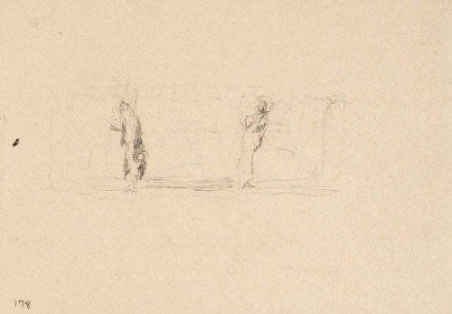 Sketch for The Price of Blood; Headpiece, Chapter IV
