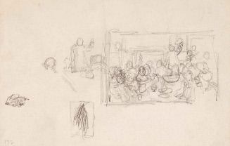 Sketches for Old Catskill; Dinner at Cornelius Dubois'