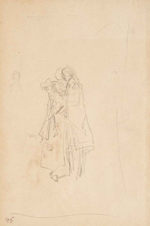 Sketch for The First President of the United States; Washington and Nellie Custis