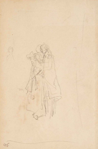 Sketch for The First President of the United States; Washington and Nellie Custis