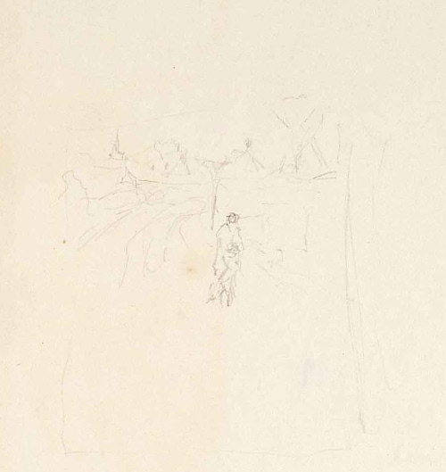Sketch for headpiece for Old Chester Tales