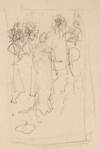 Sketch for The Pilgrimage of Truth; Truth before the King
