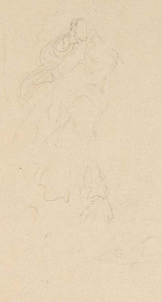 Sketch for The Pilgrimage of Truth; Truth Went on Her Way Alone