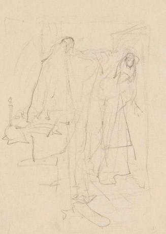 Sketch for The Pilgrimage of Truth; Truth before the Seer