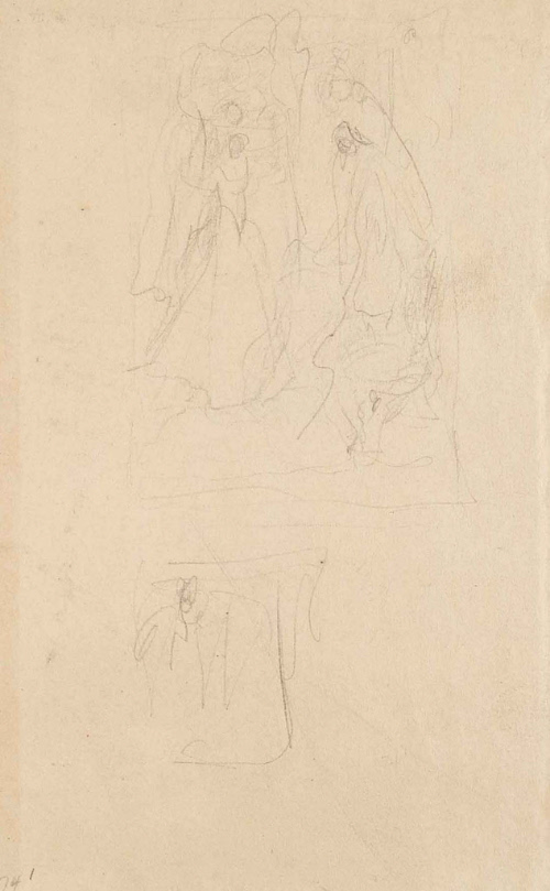 Sketches for The Ruby of Kishmoor; "I am the daughter of that unfortunate Captain Keitt"