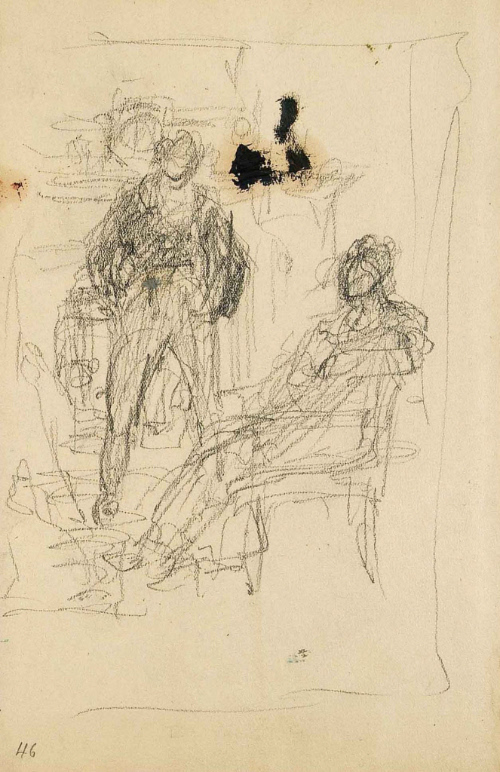 Sketch for Pictures from Thackeray; Becky Sharp and Lord Steyne