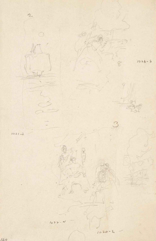 Sketches for The Cruise of the Caribbee; Her Captain was a Cuban