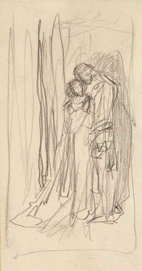 Sketches for The Choices; Rosamund and Sir Gregory