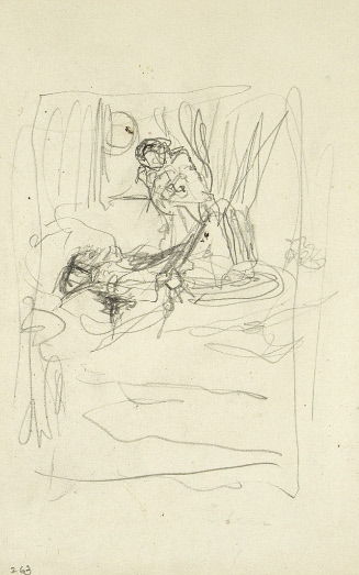 Sketch for The Garden of Eden; Vetia and the Governor