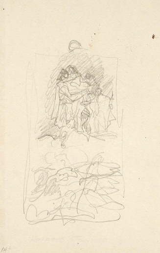 Sketch for Swanhild; Thereafter she clung about Randver