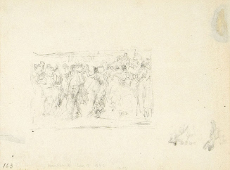 Sketch for Christmas Time Two Hundred Years Ago; The Contra-Dance