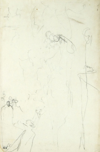 Sketch for Quo Vadis; The Punishment of Chilo by Vinicius