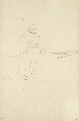 Sketch for The Story of the Revolution; Clark on His Way to Kaskaskia