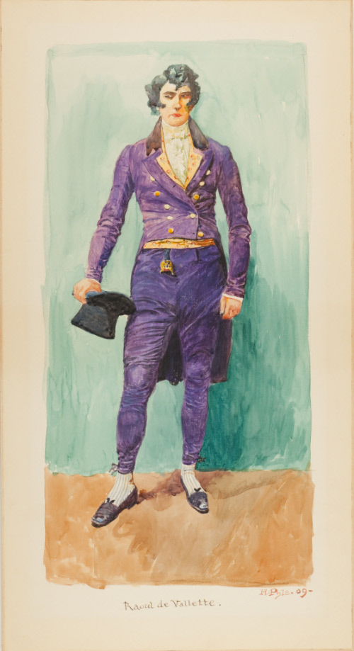 Theater costume design for “Raoul de Valette”