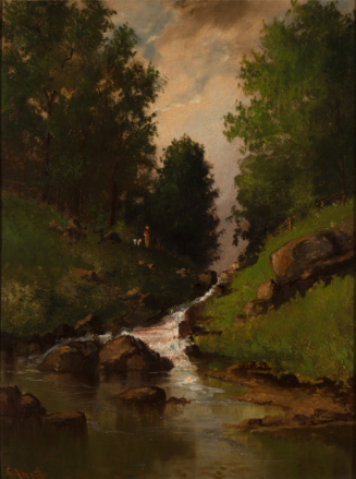 Landscape with Hunter and Stream