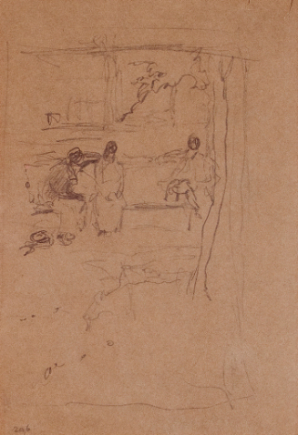 Sketch for By Land and Sea; A Sailor's Sweetheart