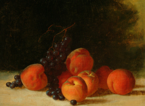 Still Life with Grapes and Peaches