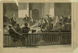 Jurors Listening to Counsel Supreme Court, New City Hall, New York