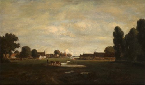 Copy of La Ferme de Barbizon by Théodore Rousseau