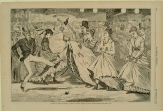 A Parisian Ball, Dancing at the Mabille, Paris - Drawn by Winslow Homer