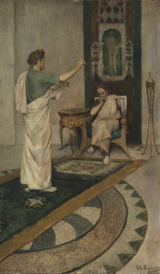 Horace Reading to Maecenas