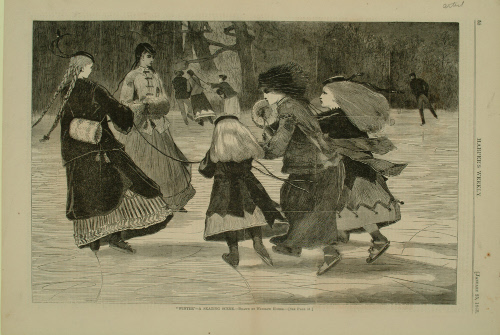 Winter, a Skating Scene