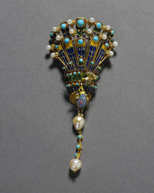 Peacock Brooch