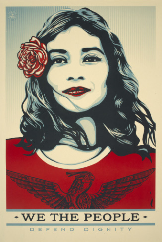 © Shepard Fairey. Photograph and digital image © Delaware Art Museum. Not for reproduction or p…
