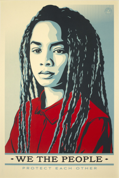 © Shepard Fairey. Photograph and digital image © Delaware Art Museum. Not for reproduction or p…