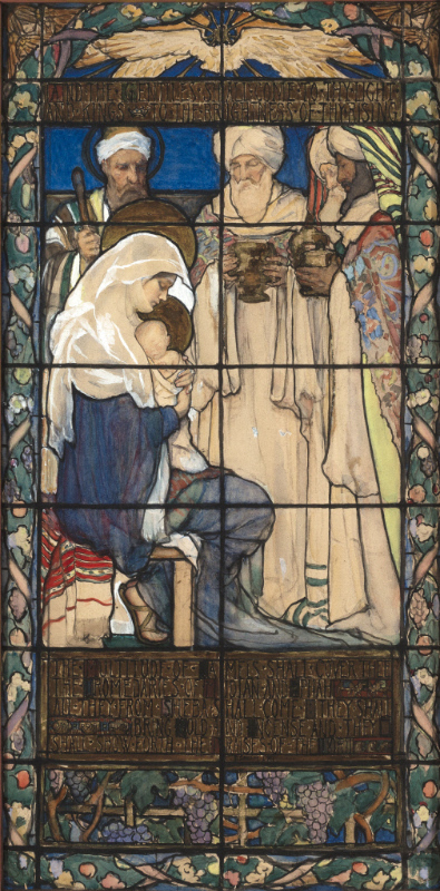 The Epiphany, Study for Stained Glass Window – Works – Delaware
