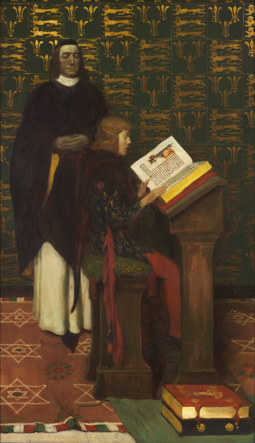 Richard de Bury Tutoring Young Edward III