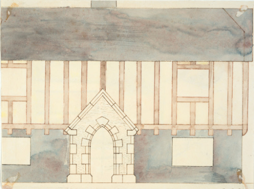 Unidentified architectural sketch