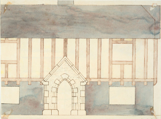 Unidentified architectural sketch