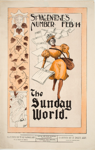 Poster for the Sunday World St. Valentine's Number, Feb. 14