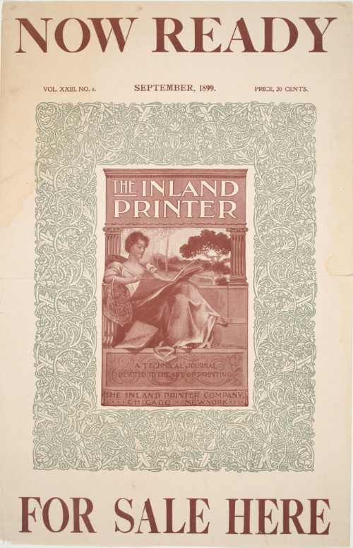 Poster for Inland Printer, Now Ready for Sale Here