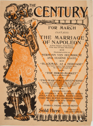 Poster for The Century for March, The Marriage of Napoleon