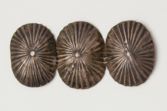 Three Silver Concho Forms Soldered Together